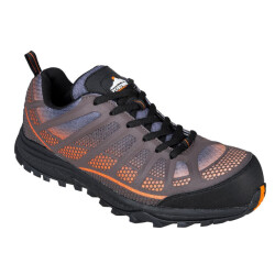 Portwest Heren spey leather low cut safety trainers