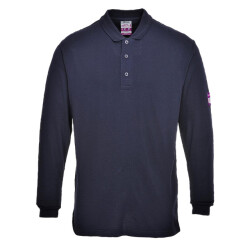 Portwest Vlamwerend anti-statisch herenpoloshirt met lange mouwen