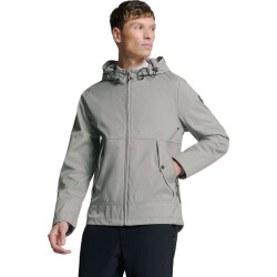 No Excess Jacket mid long hooded mid grey