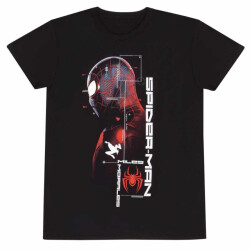 Li-cense Spider-man unisex volwassen suit specs miles morales t-shirt
