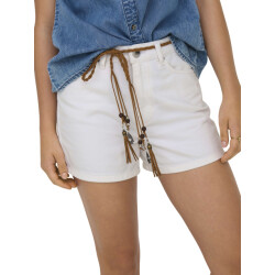 Only Onlkelly hw shorts dnm azg017 white denim