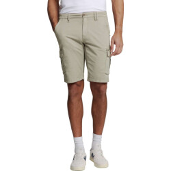 No Excess Short cargo garment dyed + stone wa light army
