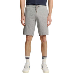 No Excess Short with linen melange deep blue