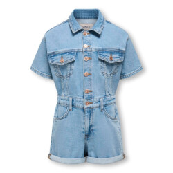 Only Zomer jumpsuit meisjes denim medium jeans kogcastel