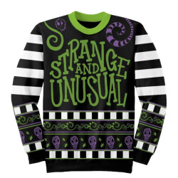 Li-cense Beetlejuice unisex adult vreemd en ongewoon gebreid vest