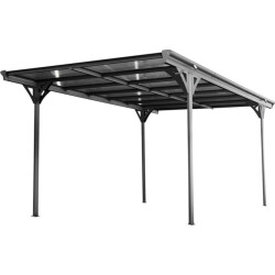 Westmann Aluminium carport met plat dak helsinki - 503x305x232cm
