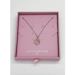 Smashed Lemon 64010 dunne zilveren ketting met hetian jade steen