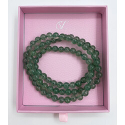Smashed Lemon 64025 lichtgroene quartz kralenketting