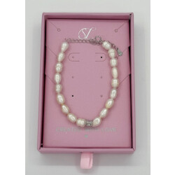 Smashed Lemon 62057 parel kralen armband met zirkonia kristal