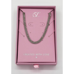 Smashed Lemon 62058 zilveren ketting armband met zirkonia kristallen
