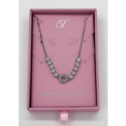 Smashed Lemon 62038 zilveren armband met bloemkralen en zirkoon