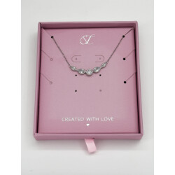 Smashed Lemon 64029 fijne zilveren ketting met waterdruppel hanger