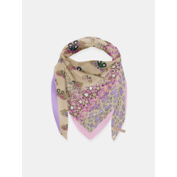 Mucho Gusto ® sjaal st. tropez ketting luipaard vlinders print