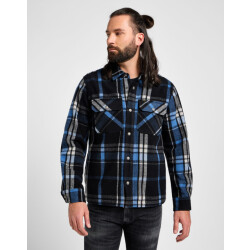 Lee 101 wool overshirt black l