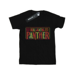 Li-cense Marvel meisjes black panther tribal logo katoenen t-shirt