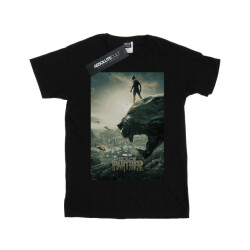 Li-cense Marvel meisjes black panther poster katoenen t-shirt