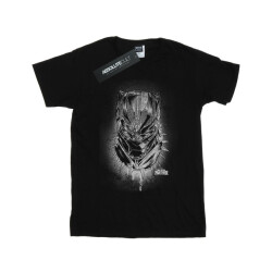 Li-cense Marvel meisjes black panther spray headshot katoenen t-shirt