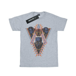 Li-cense Marvel meisjes black panther tribal hoofden katoenen t-shirt