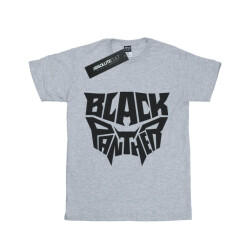 Li-cense Marvel meisjes black panther woordembleem katoenen t-shirt
