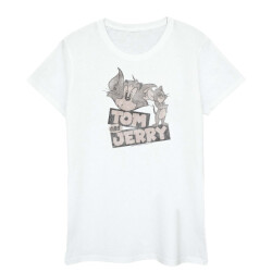 Li-cense Tom and jerry katoenen t-shirt met knipoog voor meisjes