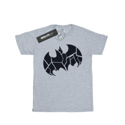 Li-cense Dc comics meisjes batman éénkleurig schild katoen t-shirt