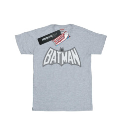 Li-cense Dc comics meisjes batman retro crackle logo katoenen t-shirt