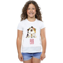 Li-cense Big hero 6 meisjes baymax hug katoenen t-shirt
