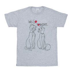 Li-cense Disney meisjes aristokatten we gaan samen katoenen t-shirt