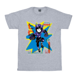 Li-cense Disney meisjes big hero 6 hiro anime katoenen t-shirt