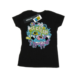 Li-cense Dc comics dames teen titans go ice cream katoenen t-shirt