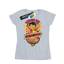 Li-cense Dc comics dames teen titans go i am the leader katoenen t-shirt