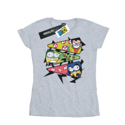 Li-cense Dc comics dames teen titans go pizza slice katoenen t-shirt