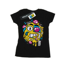 Li-cense Dc comics dames teen titans go pizza face katoenen t-shirt