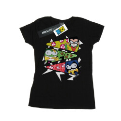 Li-cense Dc comics dames teen titans go pizza slice katoenen t-shirt