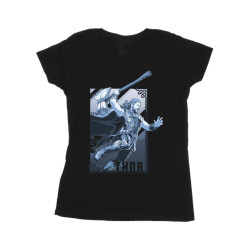 Li-cense Marvel dames thor liefde en donderaanval katoenen t-shirt