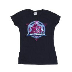 Li-cense Marvel dames thor love and thunder neon badge katoenen t-shirt