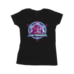 Li-cense Marvel dames thor love and thunder neon badge katoenen t-shirt