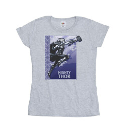 Li-cense Marvel dames thor liefde en donder mighty thor katoenen t-shirt