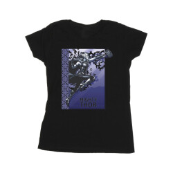 Li-cense Marvel dames thor liefde en donder mighty thor katoenen t-shirt