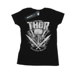 Li-cense Marvel dames thor ragnarok hamer logo katoenen t-shirt