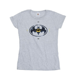 Li-cense Dc comics dames the flash batman metalen logo katoenen t-shirt