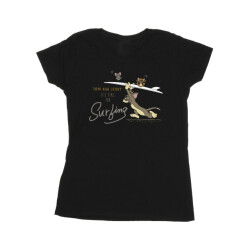 Li-cense Tom and jerry dames het is tijd om te surfen katoenen t-shirt