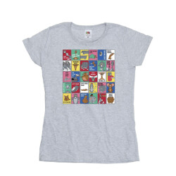 Li-cense Tom and jerry dames raster vierkantjes katoenen t-shirt