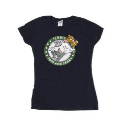 Li-cense Tom and jerry dames tennis klaar om te spelen katoenen t-shirt