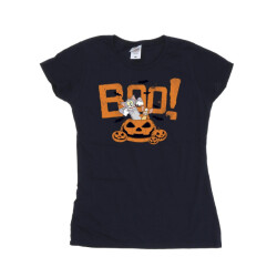 Li-cense Tom & jerry dames halloween boe! katoenen t-shirt