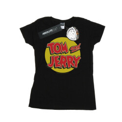 Li-cense Tom and jerry dames cirkel logo katoenen t-shirt