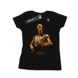 Li-cense Star wars dames the rise of skywalker c-3po pose katoenen t-shirt