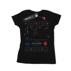 Li-cense Star wars dames the rise of skywalker kerstmis combat katoenen t-shirt