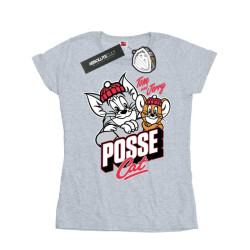 Li-cense Tom and jerry dames posse kat katoenen t-shirt