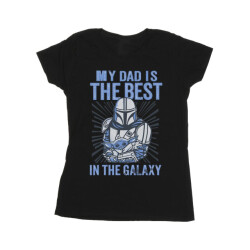 Li-cense Star wars dames mandalorian beste vader katoenen t-shirt